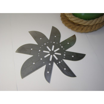 Шаблон-лекало для ремней большой нерж.сталь