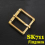 Пряжка 25 мм латунная c роликом SK711