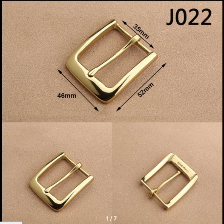 Пряжка 34 мм латунная Золото арт. J022
