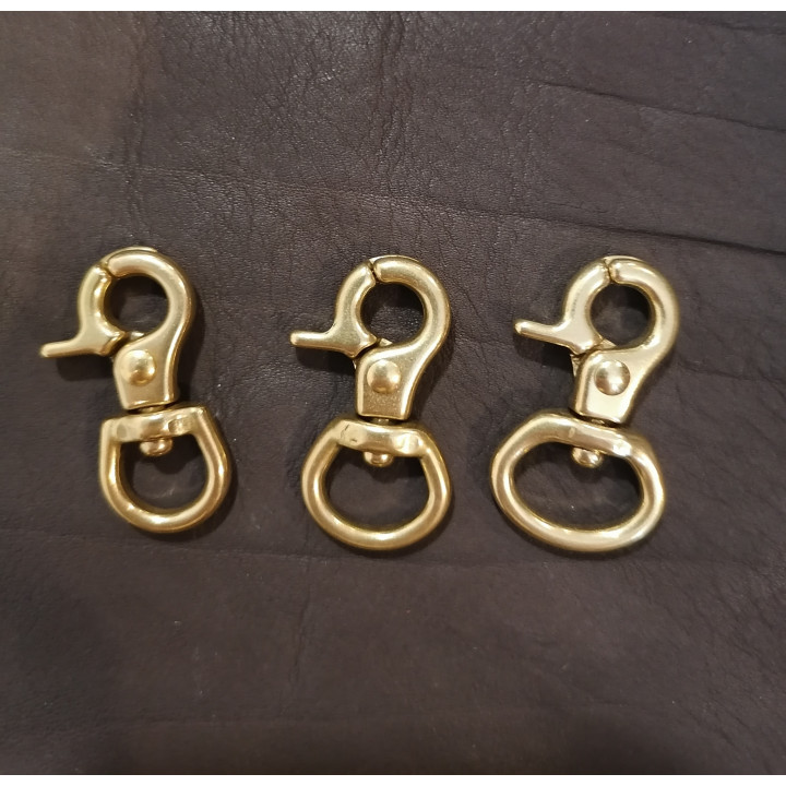 Карабин 8-17 мм Латунь арт.5013B