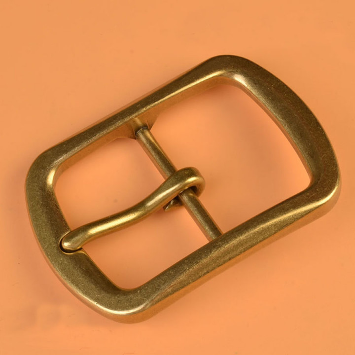 Пряжка 40 мм латунная с перекладиной Антик L-212