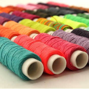 Нить для кожи вощеная 0,8 мм плоская Galaces 25 м