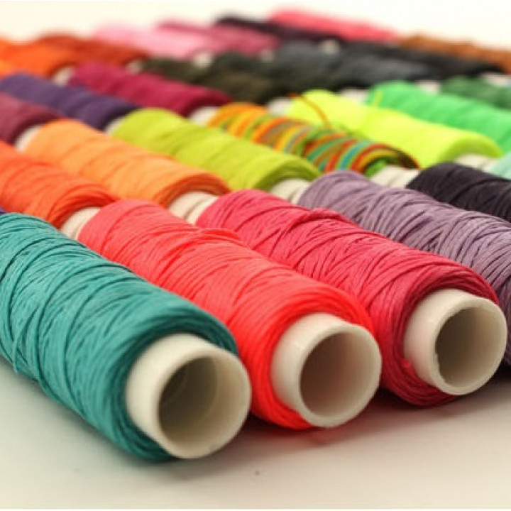 Нить для кожи вощеная 0,8 мм плоская Galaces 25 м