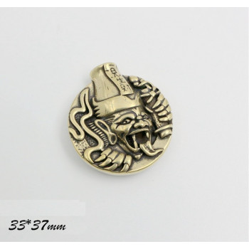 Кончо латунные для кожаных изделий арт.4542/33