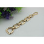 Цепь галантерейная квадратные звенья с карабином 