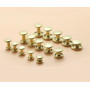 Хольнитены двухсторонние латунь без покрытия 10 шт.