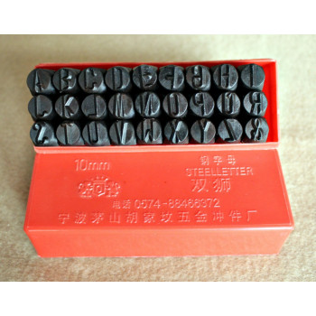 Уценка! Штампы для тиснения по коже Латинский алфавит 3-10 мм