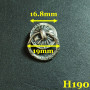 Кончо для кожаных изделий с кольцом H190 Латунь
