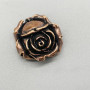 Кончо для кожаных изделий 25 мм Роза Латунь