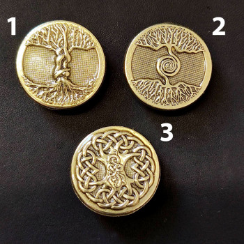 Кончо для кожаных изделий 23 мм Древо жизни