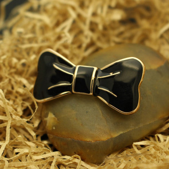 Кончо для кожаных изделий Бантик латунь