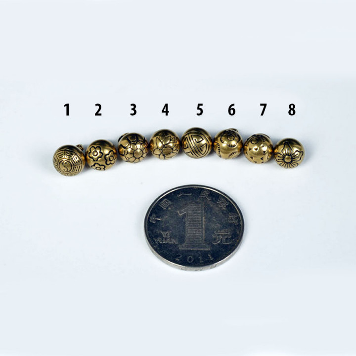 Бубенцы латунные для кожаных изделий 12 мм