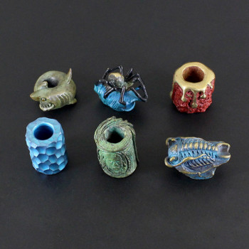 Бусина 5-7 мм Мезозой латунь