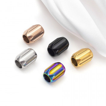 Бусина 6 мм для браслетов Сталь B1013