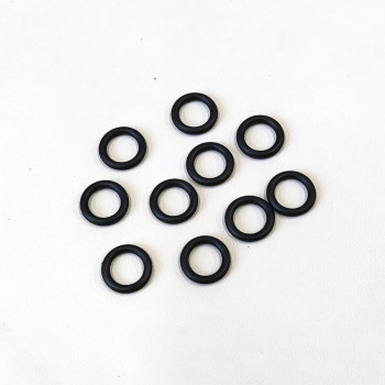 Колечко разделитель силиконовое для браслетов Черное, 10 шт.