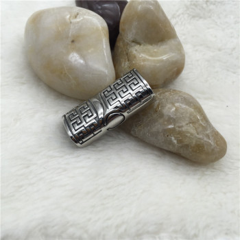 Замок 11х5 для плоских браслетов Меандр Сталь