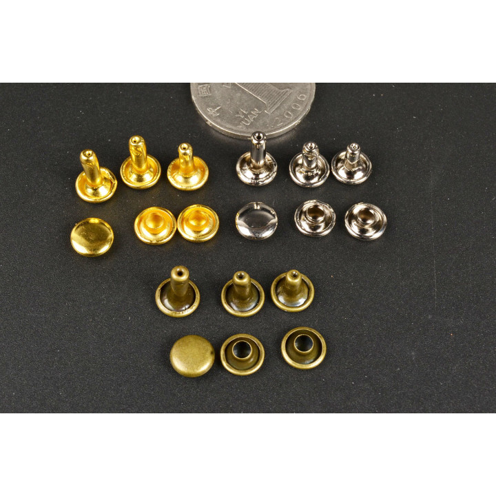 Хольнитены двухсторонние латунь с покрытием 10 шт