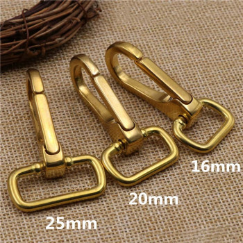 Карабин 16-25 мм литой Латунь арт.054