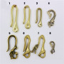 Крюки декоративные Латунь