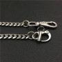 Цепь галантерейная с карабином 46 см Сталь