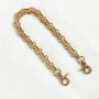 Цепь галантерейная трехрядная с карабином 30 см