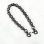 Цепь галантерейная трехрядная с карабином 30 см