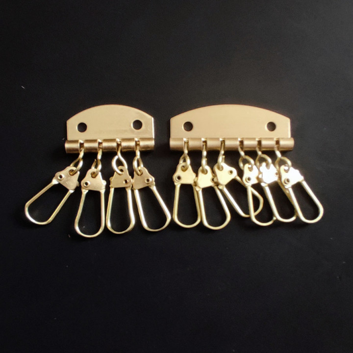 Заготовка для ключницы Латунь 3-5 карабинов