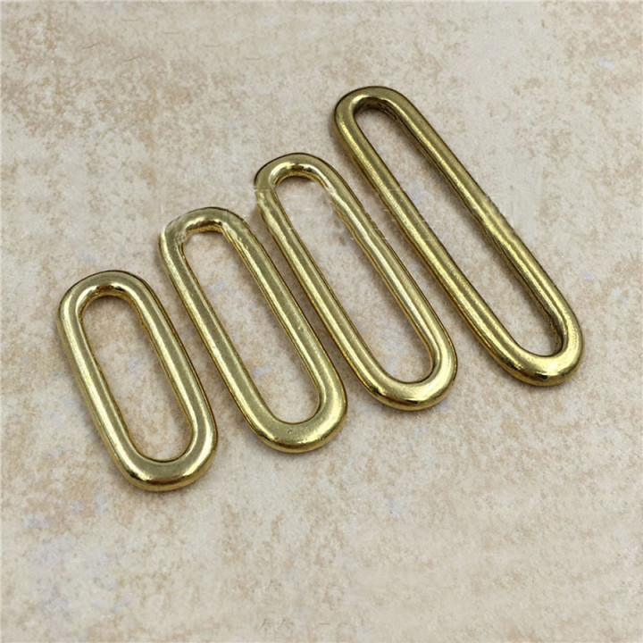 Рамка овальная Латунь