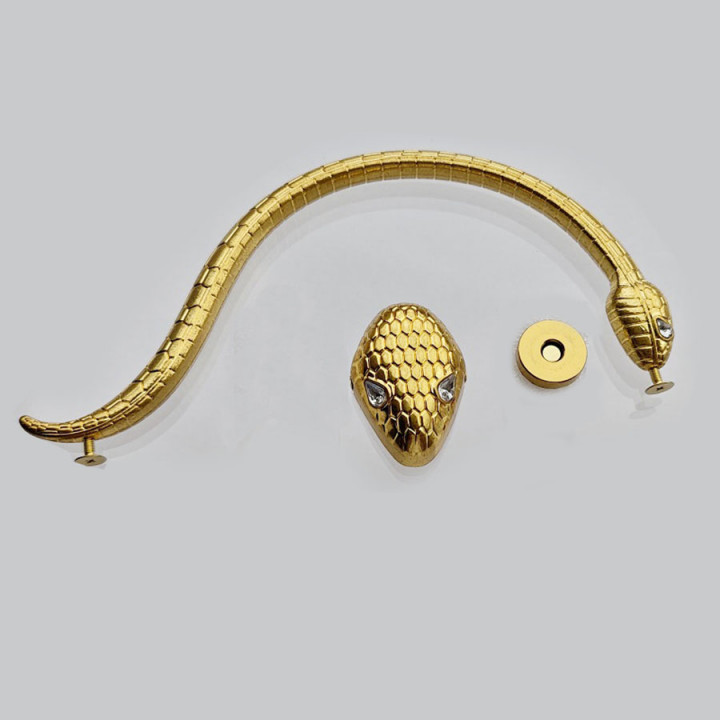 Комплект фурнитуры для сумки Золотая змейка
