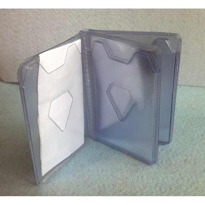 Вкладыш ПВХ для картхолдера вертикальный на 20 карт