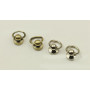 Кнопки кобурные с кольцом арт 1342