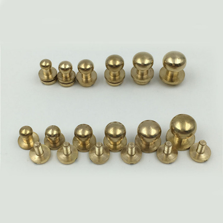 Кнопки кобурные для кожаных изделий латунные 