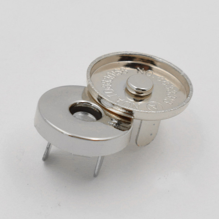 Застежка магнитная зажимная загнутый край 14 мм