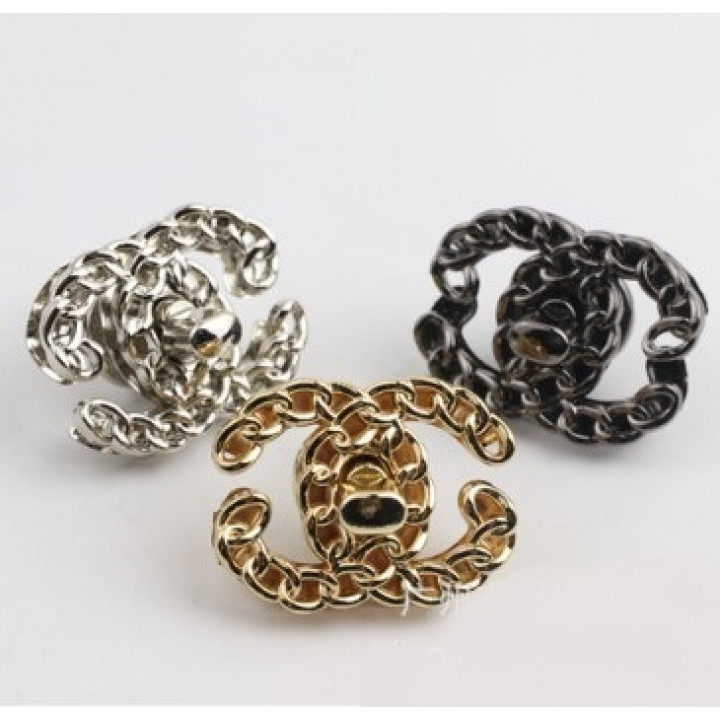 Застежка для сумки поворотная С-Цепочка