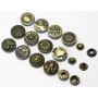 Кнопки пробивные фигурные арт.GT 17 мм