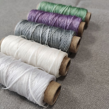 Нить для кожи вощеная 1 мм 150D 