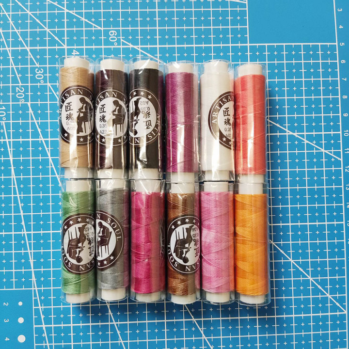 Нить для кожи вощеная 0,35 мм круглая Artisan Soul 50 м