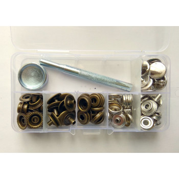 Кнопки 201 (стронг), набор 20 шт + инструмент для установки