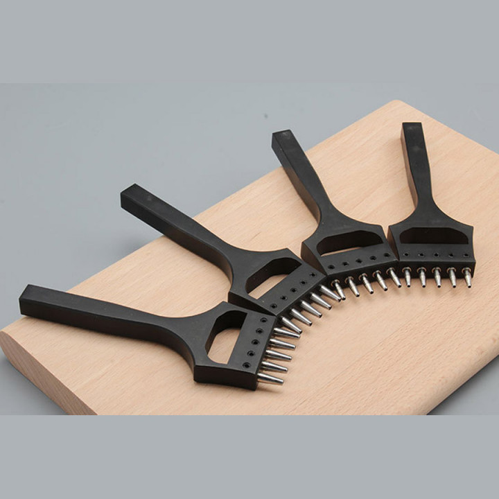 Пробойник для часовых ремешков со сменными зубьями 1,2 - 2 мм