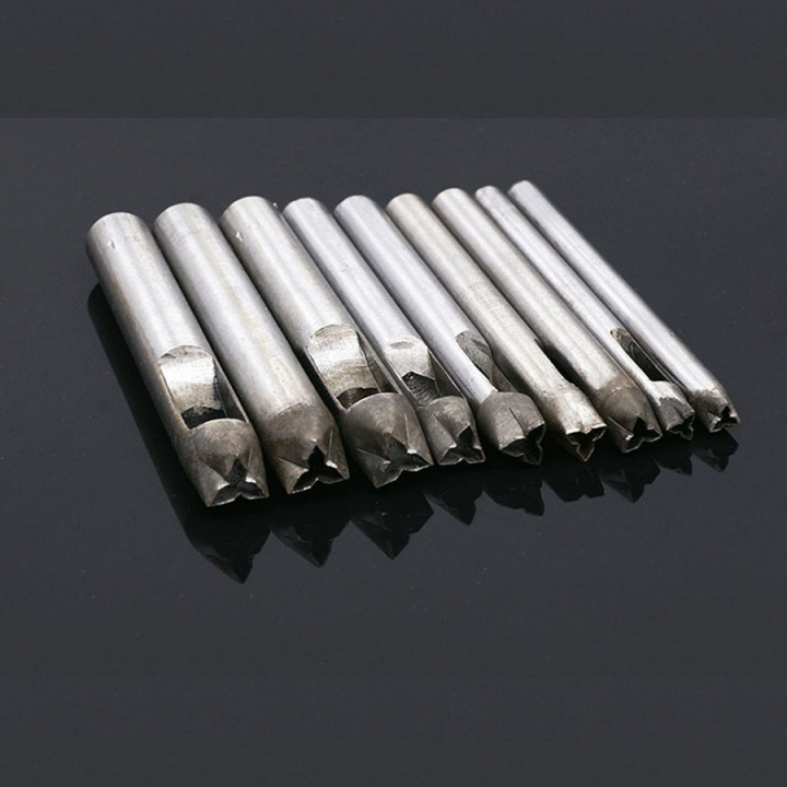 Пробойники фигурные Трехлистник 3-15 мм