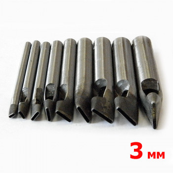 Пробойники овальные (щелевые) 3 мм