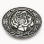Пряжка для ремня декоративная с серебряным покрытием D-059S 