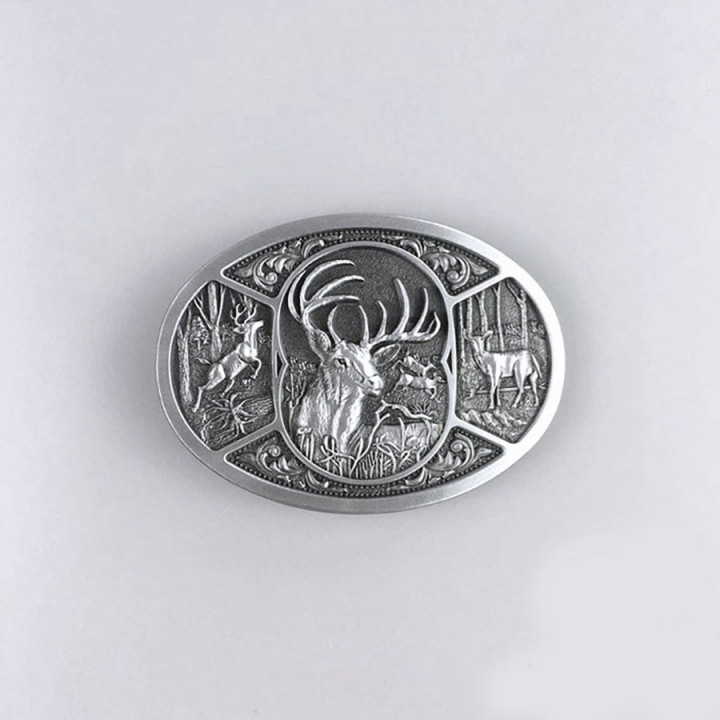 Пряжка для ремня декоративная Олень WT151
