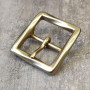 Пряжка 35 мм латунная с перекладиной 35L-25