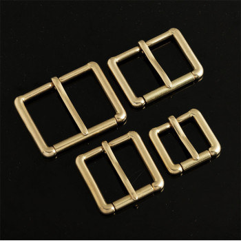 Пряжка 13-38 мм латунная с роликом L12