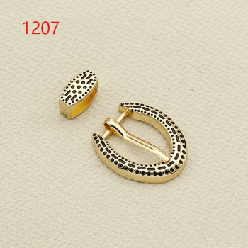 Пряжка 15 мм со шлевкой декоративная Z1207