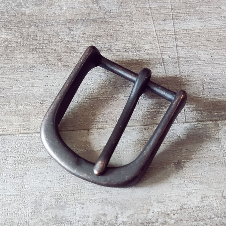 Пряжка 40 мм латунная Антик Медь арт.131