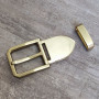 Пряжка для ремня 38 мм со шлевкой латунь