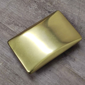 Пряжка с шипом для ремня 40 мм Прямоугольная Латунь