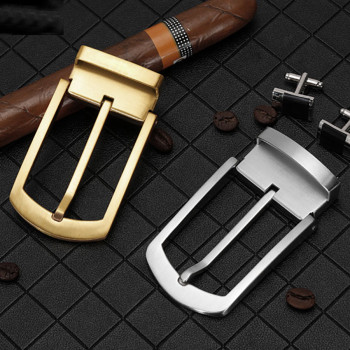 Пряжка 38 мм стальная со шлевкой WT038